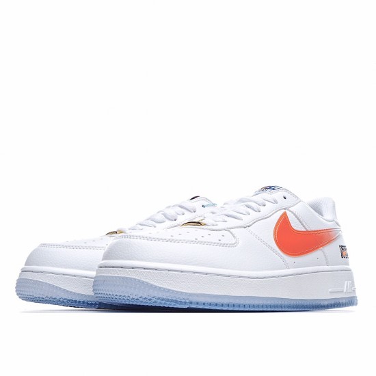 Kith x Nike Air Force 1 Low NYC White Orange AF1 Unisex CZ7928-001-100 