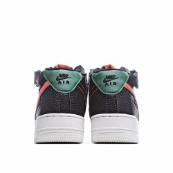 Nike Air Force 1 07 LV8 x Stranger Things Hawkins High Black Orange Running Shoes CJ6106 105 Unisex AF1 