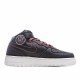 Nike Air Force 1 07 LV8 x Stranger Things Hawkins High Black Orange Running Shoes CJ6106 105 Unisex AF1 