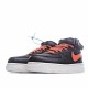 Nike Air Force 1 07 LV8 x Stranger Things Hawkins High Black Orange Running Shoes CJ6106 105 Unisex AF1 