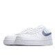 Nike Air Force 1 07 Low Trainers in White Blue 314219-131 Unisex Casual Shoes