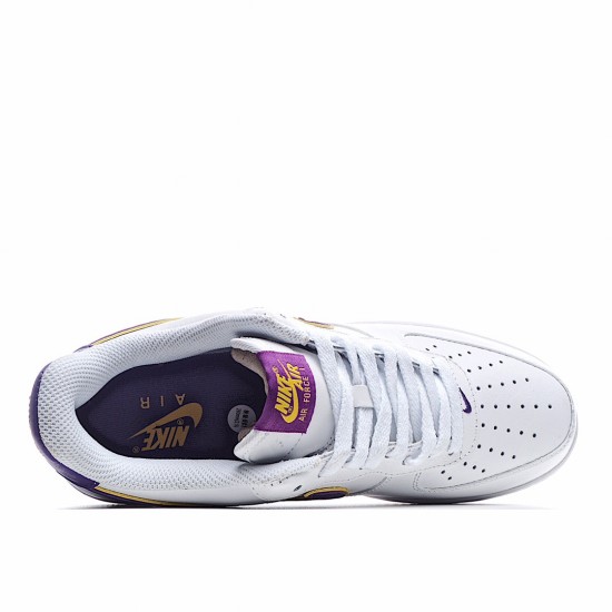 Nike Air Force 1 07 Low White Purple Gold Running Shoes HK7765 024 AF1 Mens 