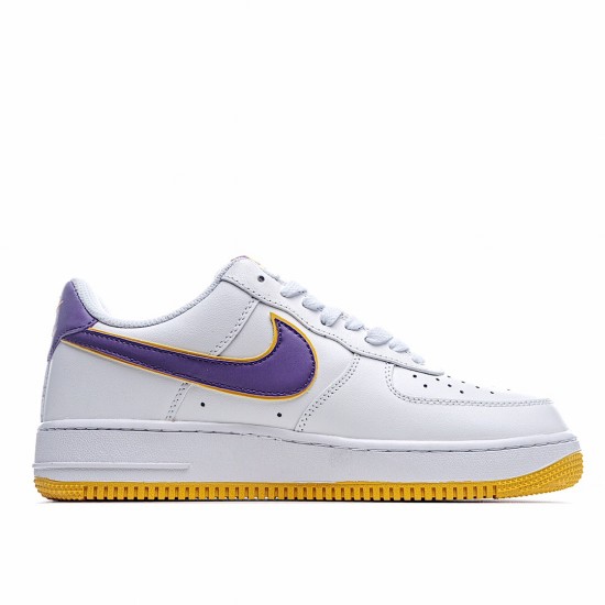 Nike Air Force 1 07 Low White Purple Gold Running Shoes HK7765 024 AF1 Mens 