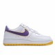 Nike Air Force 1 07 Low White Purple Gold Running Shoes HK7765 024 AF1 Mens 