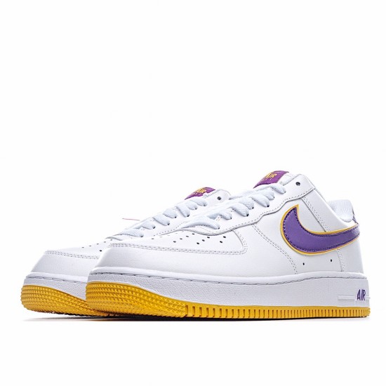 Nike Air Force 1 07 Low White Purple Gold Running Shoes HK7765 024 AF1 Mens 