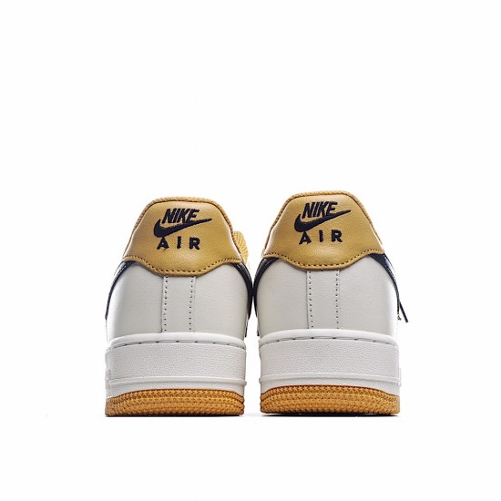 Nike Air Force 1 07 Low Yellow Black Beige AQ4134-604 Unisex Casual Shoes