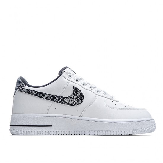 Nike Air Force 1 07 White Metallic Silver CZ7933-100 Unisex Casual Shoes