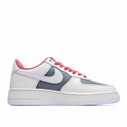 Nike Air Force 1 07 White Red Grey DT3427-900 Unisex Casual Shoes