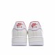 Nike Air Force 1 07 White Red Grey DT3427-900 Unisex Casual Shoes