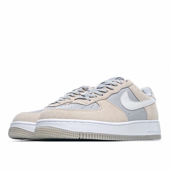 Nike Air Force 1 07 Yellow Grey White AH0287 209 Unisex Casual Shoes