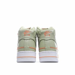 Nike Air Force 1 High Green Orange Running Shoes CJ1385 300 AF1 Unisex 