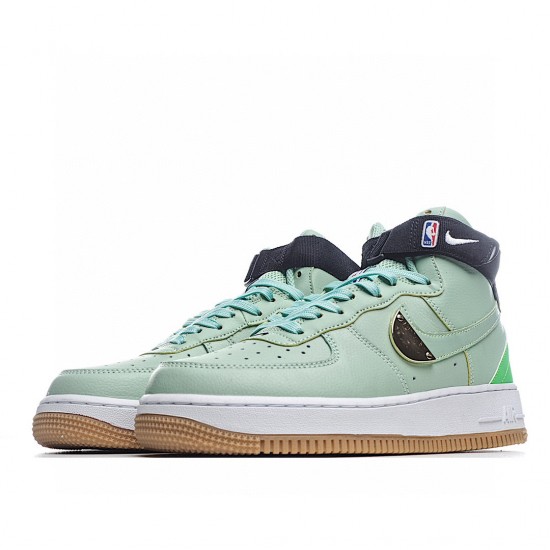 Nike Air Force 1 High NBA Green Black CT2306-300 Unisex Casual Shoes