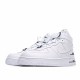 Nike Air Force 1 High White Black Running Shoes CJ1385 100 AF1 Unisex 