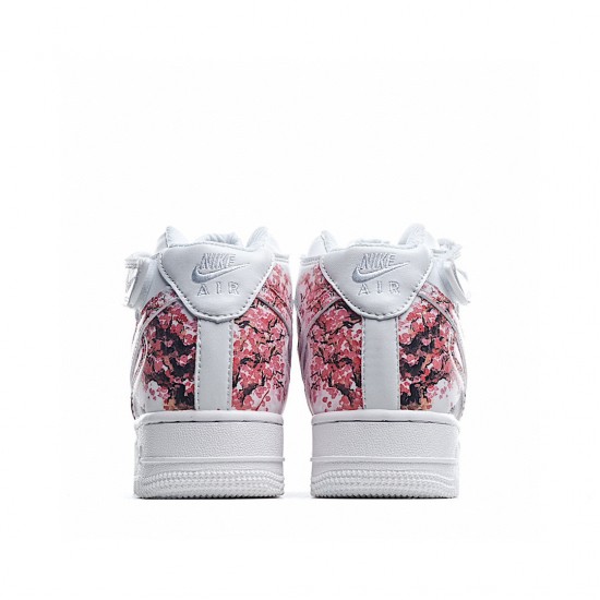 Nike Air Force 1 High White Multi AQ8020-601 Womens Casual Shoes