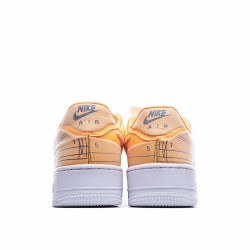 Nike Air Force 1 LX Unisex Cl3445 100 AF1 Yellow Running Shoes 