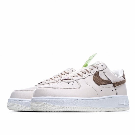 Nike Air Force 1 Low Beige Brown Running Shoes DC1425 100 AF1 Unisex 