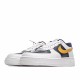 Nike Air Force 1 Low Black Beige Yellow AQ4134-403 Mens Casual Shoes