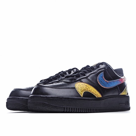 Nike Air Force 1 Low Black Multi CK7214 001 AF1 Unisex Running Shoes 