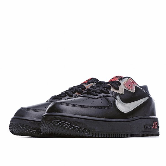 Nike Air Force 1 Low Black Silver CN9838 001 Unisex 