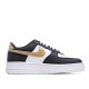 Nike Air Force 1 Low Black White Metallic Gold CZ9189 001 Mens Running Shoes