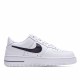Nike Air Force 1 Low Black White Running Shoes CZ7377 100 Unisex AF1 