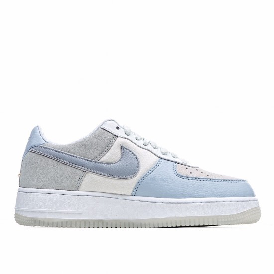 Nike Air Force 1 Low Blue Gray White Running Shoes AO2425 400 AF1 Unisex 