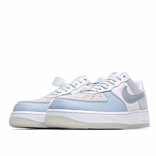 Nike Air Force 1 Low Blue Gray White Running Shoes AO2425 400 AF1 Unisex 