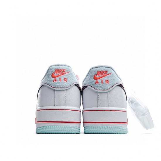 Nike Air Force 1 Low Blue White Pink DD7709-109 Womens Casual Shoes