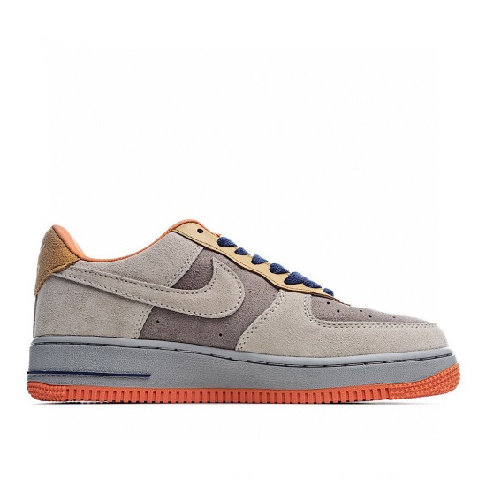 Nike Air Force 1 Low Brown Orange Yellow DD7209-105 Unisex Casual Shoes