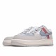 Nike Air Force 1 Low Gray Beige Red AN3355 061 AF1 Mens Running Shoes 