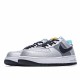 Nike Air Force 1 Low Gray Black Running Shoes CW6011 001 Unisex 