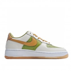 Nike Air Force 1 Low Green Yellow Beige DC1403-100 Unisex Casual Shoes