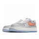 Nike Air Force 1 Low Grey Orange CT3824-001 Unisex Casual Shoes