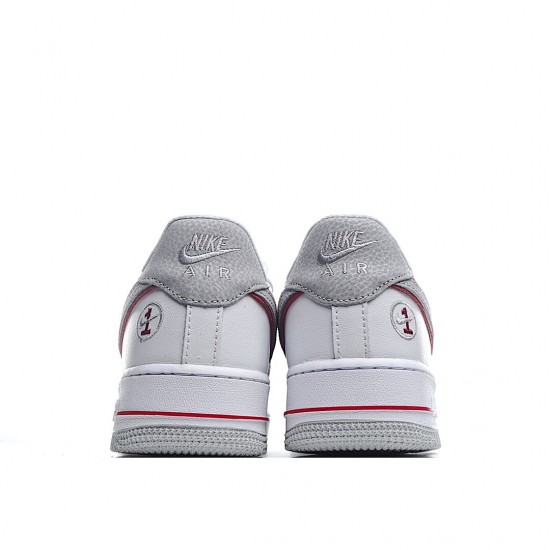 Nike Air Force 1 Low Grey Red White CJ1681-101 Unisex Casual Shoes
