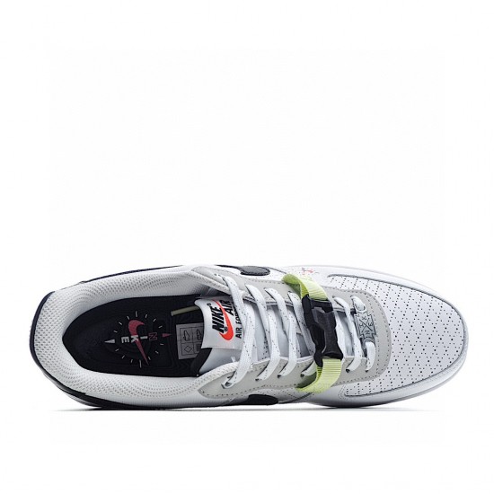 Nike Air Force 1 Low Grey White Black DC2532-100 Unisex Casual Shoes