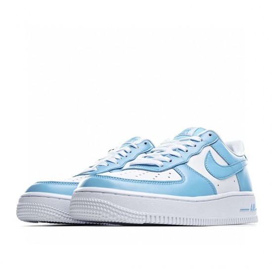 Nike Air Force 1 Low Light Blue White AQ4134-400 Unisex Casual Shoes