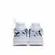 Nike Air Force 1 Low Mens 315122 BYC Blue Black Running Shoes 