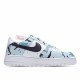 Nike Air Force 1 Low Mens 315122 BYC Blue Black Running Shoes 