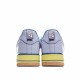 Nike Air Force 1 Low Mens CV3039 102 Silver Gray Yellow Running Shoes 