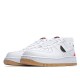 Nike Air Force 1 Low NBA White Crimson Gum CT2298-101 Unisex Casual Shoes