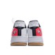 Nike Air Force 1 Low NBA White Crimson Gum CT2298-101 Unisex Casual Shoes