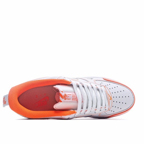 Nike Air Force 1 Low Orange White Gray Running Shoes CV3039 103 AF1 Unisex 