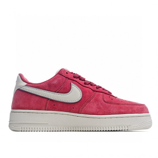 Nike Air Force 1 Low Red Silver AQ8741-601 Unisex Casual Shoes