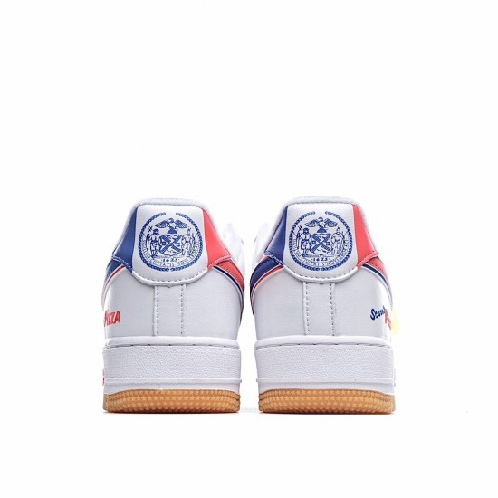 Nike Air Force 1 Low Scarr S Pizza White Blue CN3244-100 Unisex Running Shoes