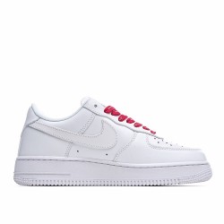 Nike Air Force 1 Low Supreme White Red CU9225-100 Unisex Casual Shoes