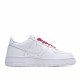 Nike Air Force 1 Low Supreme White Red CU9225-100 Unisex Casual Shoes