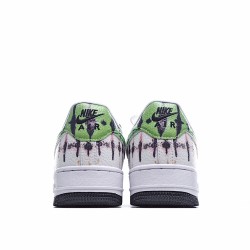 Nike Air Force 1 Low Unisex Running Shoes CW1267 101 Green White Brown 