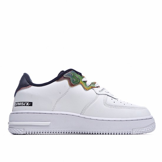 Nike Air Force 1 Low Unisex CN9838 100 White Silver Black Running Shoes 