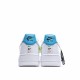 Nike Air Force 1 Low Unisex CT1414 100 White Blue Running Shoes 