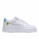 Nike Air Force 1 Low Unisex CT1414 100 White Blue Running Shoes 